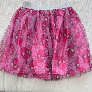 Marvel Pink & Silver Spider-Girl Tulle Skirt